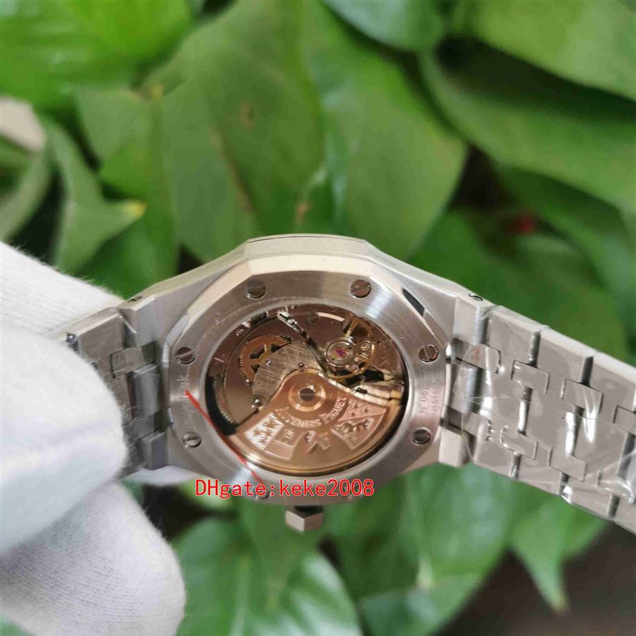 

Topselling men Wristwatches Watches 15450ST.OO.1256ST.03 15450 37mm Blue Dial Luminescent Stainless Steel Automatic Transparent me332z, No box papers