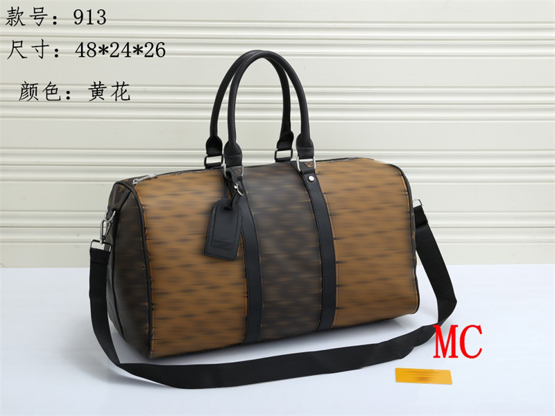 Fashion Mens Duffel Bags Women travel duffle bag Grey flower luxury Handbag SIZE 45CM sport totes Train Cases Travel Pouches Luggage The Designer-image-760159523