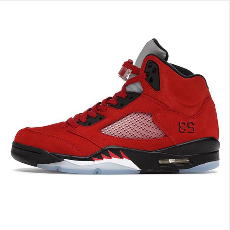 

Mens Basketball Shoes Jumpman 5 5s Dneakers UNC Concord Mars Green Bean Easter Raging Red Racer Blue Oreo Anthracite Sport Trainers Top Quality, #14