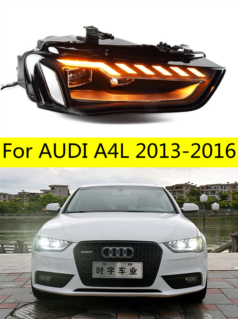 

Head Lamp For AUDI A4 LED Headlight 2013-16 Headlights Assembly RS4 B9 LED Daytime Running Light Turn Signal