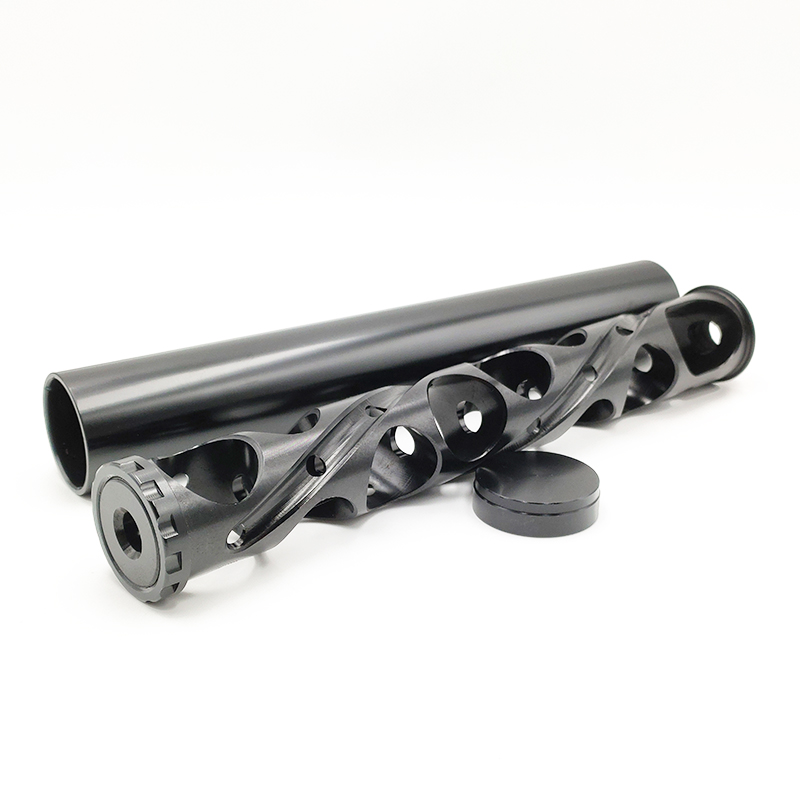 

Car Fuel Filter 12 inch Spiral 1/2-28 single core Black Aluminum Tube Solvent Trap For NaPa 4003 WIX 24003