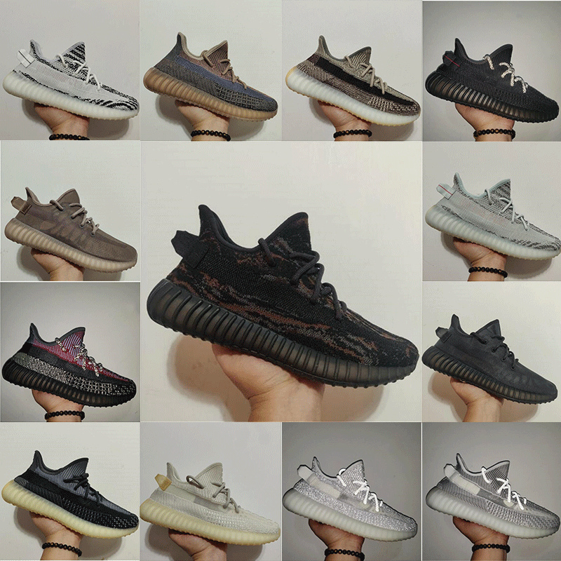 

High Quality 2022 Mens Womens v2 3m Belgua Casual Running Outdoor Shoes Reflective Sneakers Zebra Semi Trainers White yeezys 350 shoe yeezies size36-45, 14