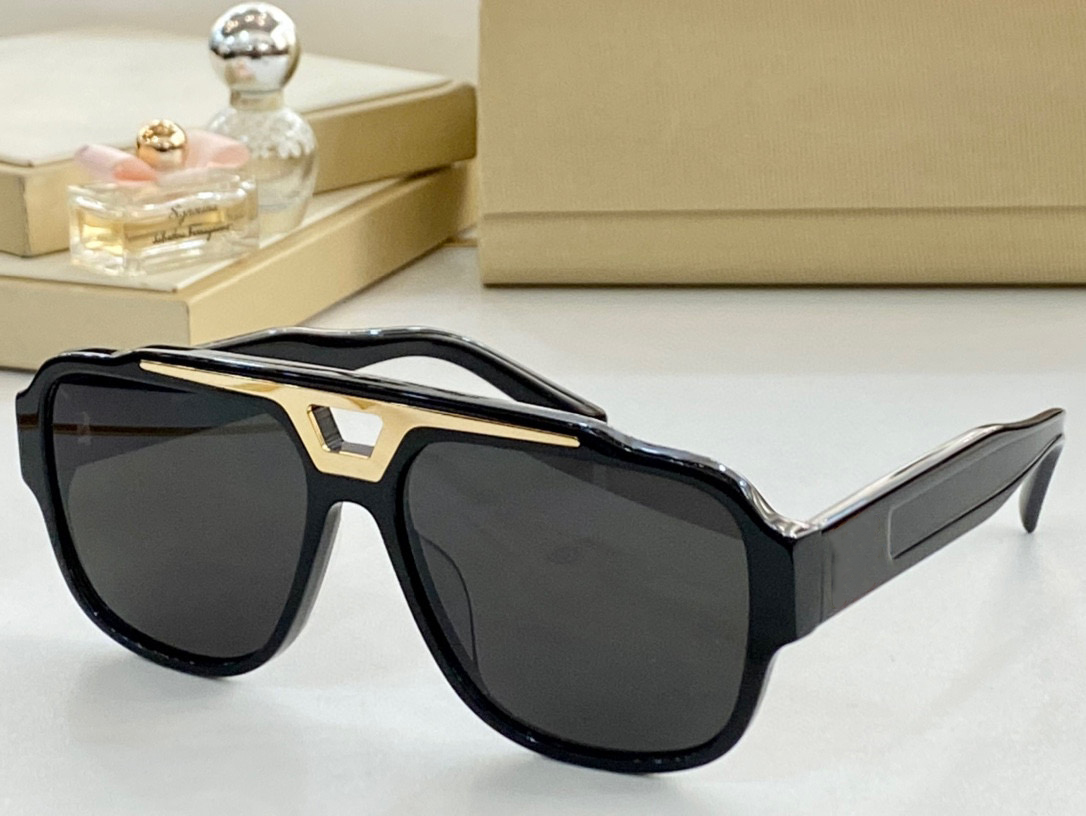 Lunettes de soleil pour hommes femmes 4389 Summer Style Anti-Ultraviolet Retro Plate Full Frame Lunettes Random Box
