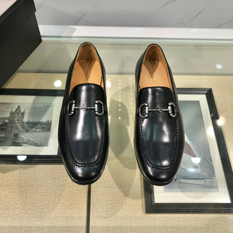 

Luxury Mens High quality dress shoes brand designer cowhide overshoes shoess brogue shoe business leather with gold thread, Black 01