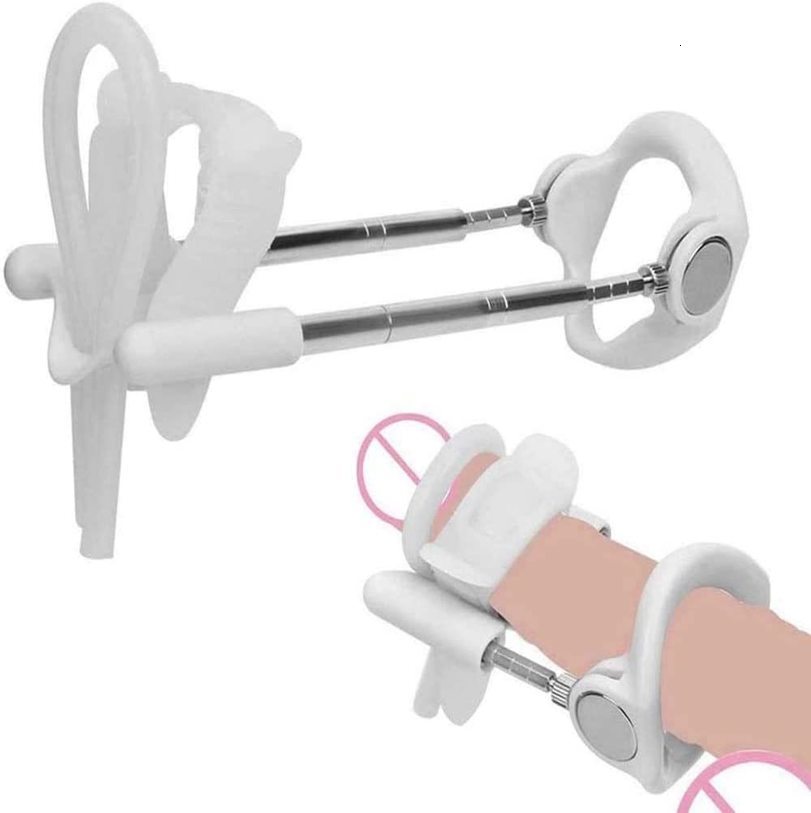Massager Condom Sex Toy Penis Enlargement Device Toys for Men Extender Male Masturbator Penile Stretching Growth-image-769329777