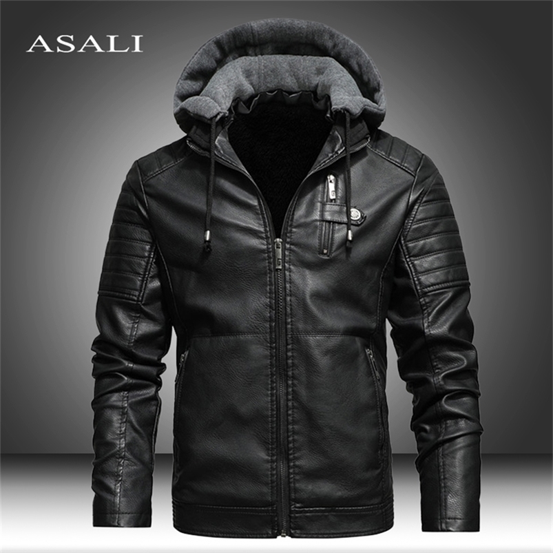 

Men Winter Leather Jackets Coat Motorcylce Casual Fleece Thicken Motorcycle PU Jacket Biker Warm Brand Clothing 220728, Fx1002white