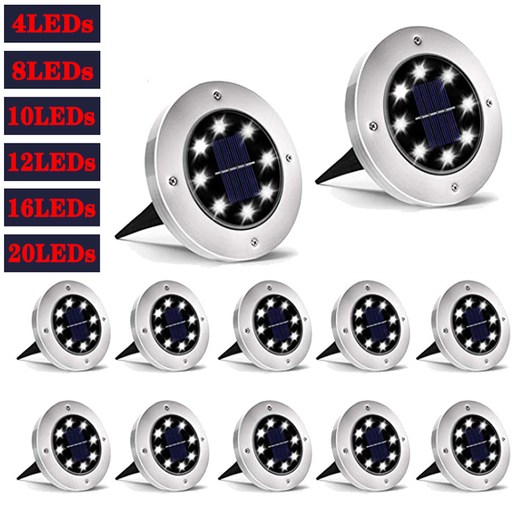 

Solar Powered Ground Lamps LED Landscape Lawn Light IP65 Waterproof Outdoor Lighting for Path Garden Landscape Decoration Lamp