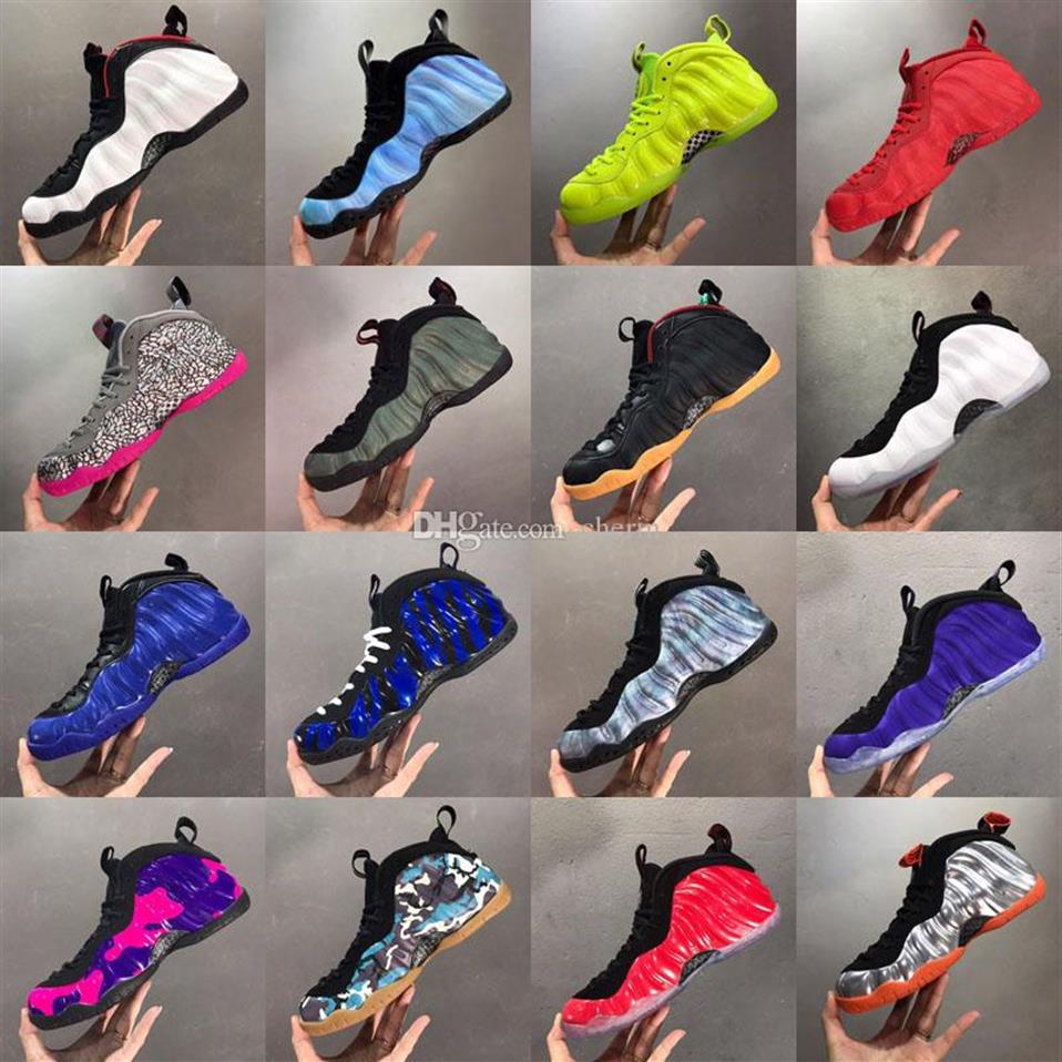 

Penny Hardaway Basketball Shoe Foam Posite Pro Galaxy Pink Black Mens Royal Blue Cny Floral Fleece Habanero Sports Sneakers Size 4289F, As picture 1