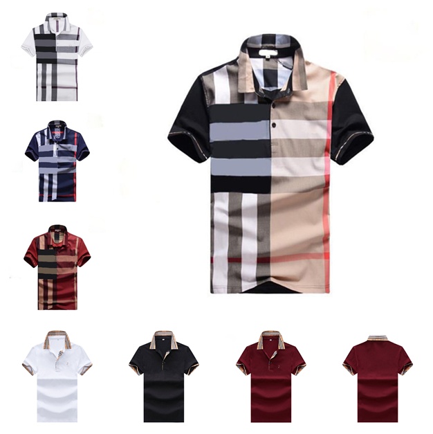 

Mens Stylist Polo Shirts bberry Luxury Italy Men Clothes Short Sleeve Fashion Casual Men's Summer T Shirt Many colors are available Size M-3XL