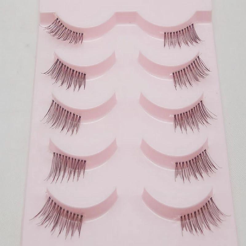 

False Eyelashes Pairs Half Crisscross Natural Soft Messy Fake Lashes Extension Tools Handmade Makeup SuppliesFalseFalse