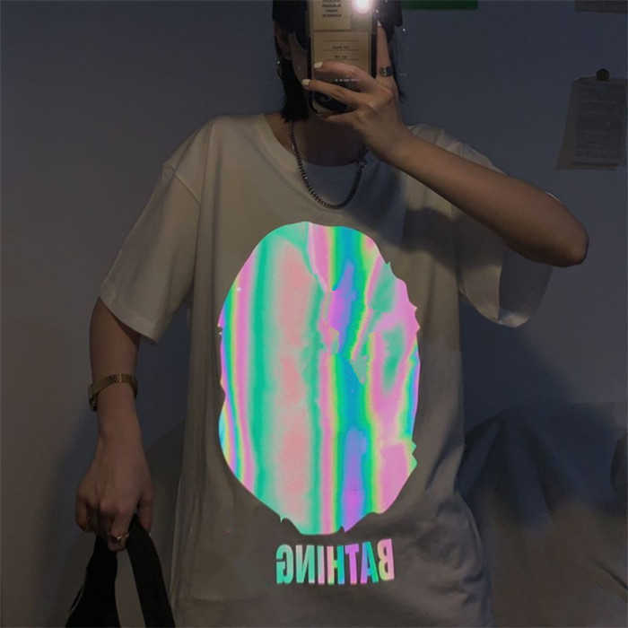 

Mens Tshirt- Womens Tops High Quality Print Trend Hip Hop Men and Women Same Style Short Sleeve, 19