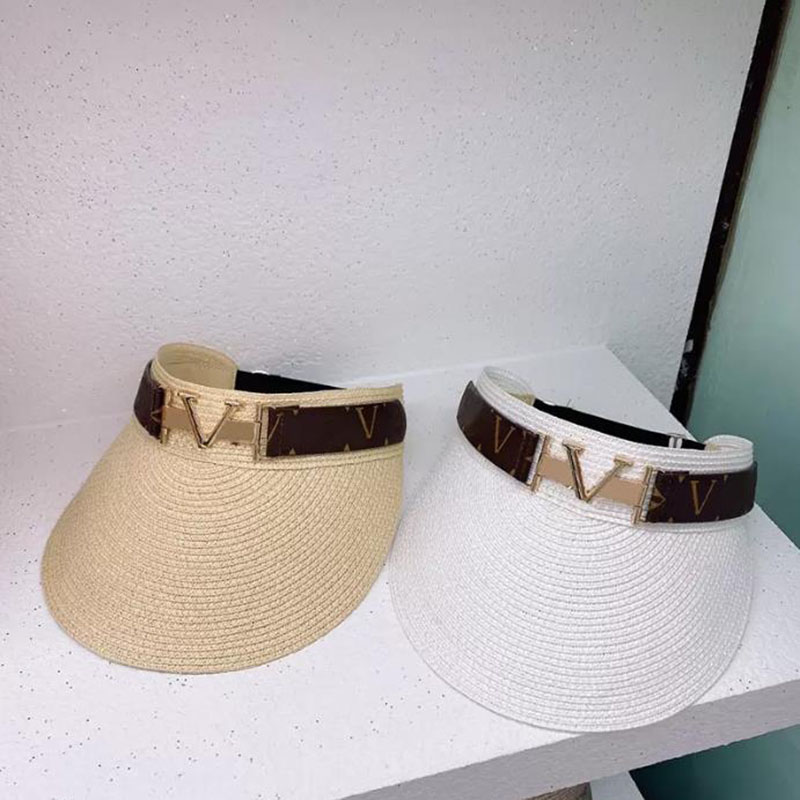 

Sun Hat Designer Cap Women Men Casquette Visor Top Empty Caps Hats Mens Bucket Hat Hut Summer Fashion Chapeau Summer G2205174Z, No.1