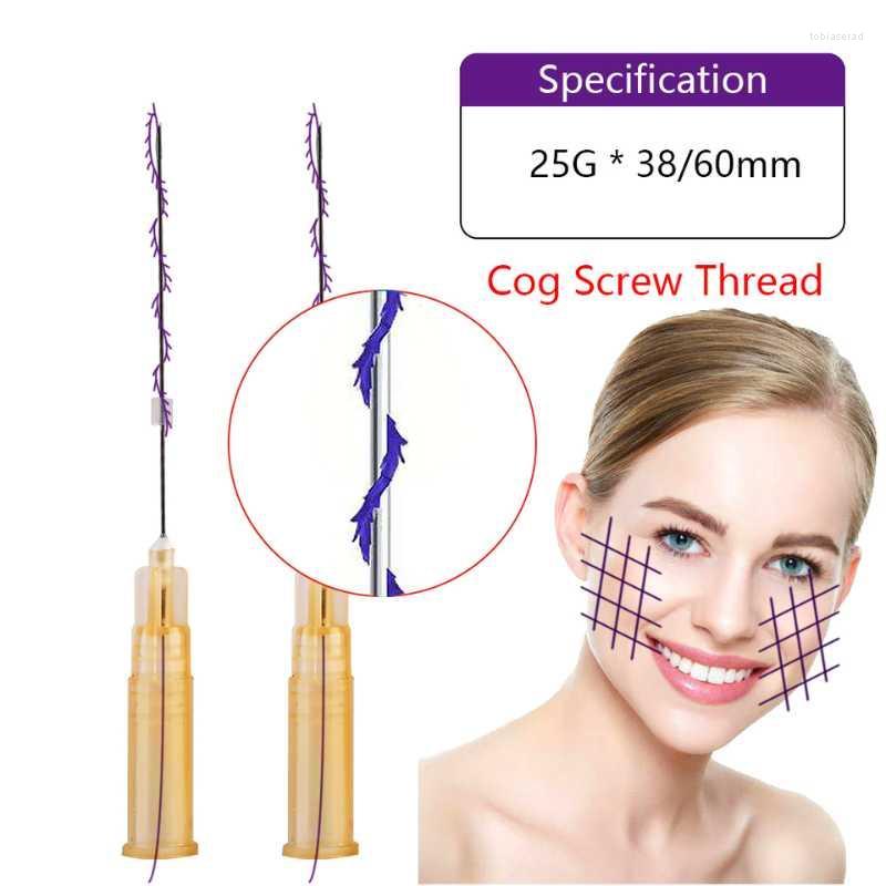 

Tattoo Needles Absorbable Threads Lifting Skin Tightening 23g 25g Cog Mini Screw Hilos Tensores Facial Pdo Thread With Sharp NeedleTattoo To