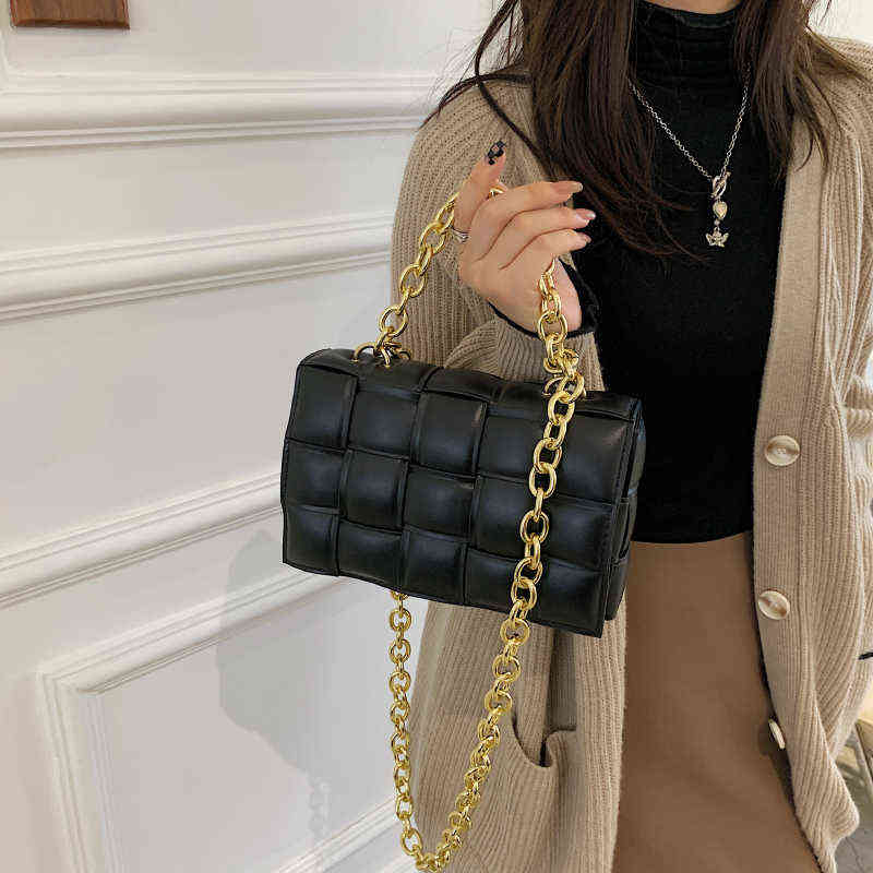 

Luxury Women Handbag Bags Lambskin bag Fashion Casual Plaid Chain Shoulder Bag Cowhie And Lambskin Classic Designer Flap Bags X220330, 12