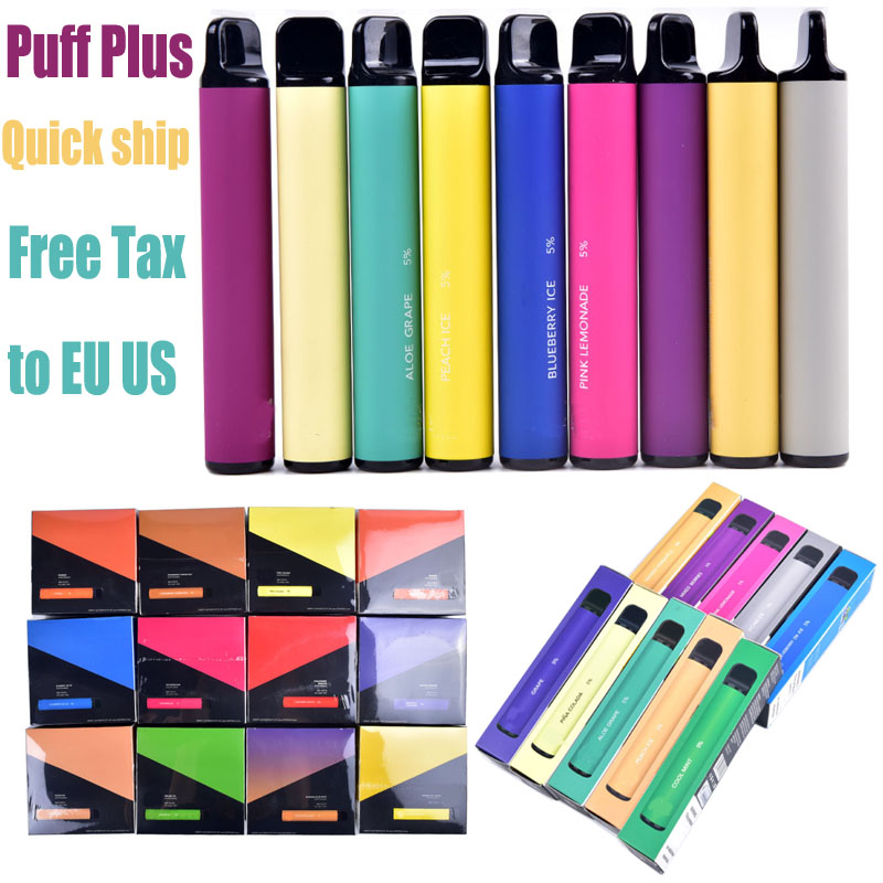 

Puff Bar Plus 800 Puffs Disposable Vape E Cigarette Device 3.2ml Pod With Security Sticker 80 Colors