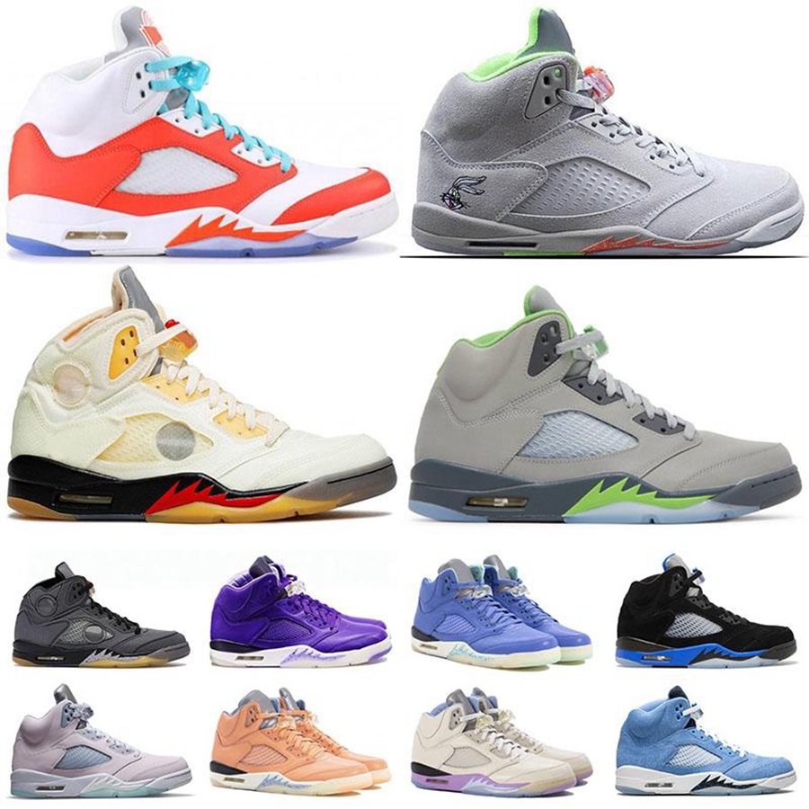 

Sandals 5 5s men basketball shoes Black Muslin Sail What The Valentines Day mens sneakers women trainers 40-46, 33