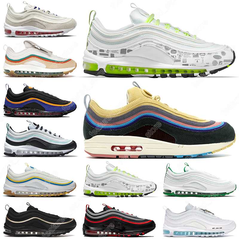 

Sean Wotherspoon Mens Running Shoes Golf NRG Cork Triple Black White Ghost Jesus Men Women Trainers Outdoor Sports Sneakers, 36-45 undefeated black