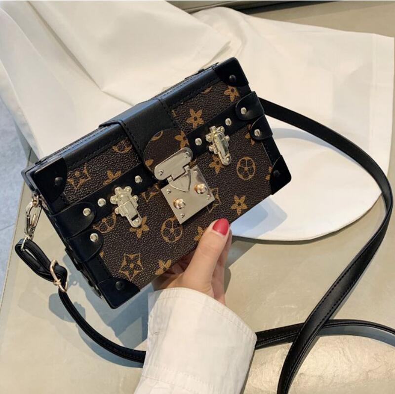 

Luxury Shoulder Handbags box Woman Evening Bag Leather Fashion Wholesale - Designer Clutch Messenger Petite Malle louiseitys viutonitys, Coffee