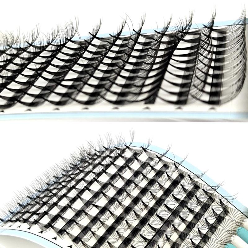 

False Eyelashes Rows/Case 10D Pre Made Russian Volume Fan Lashes Faux Mink Eyelash Extensions Handmade Natural Long MakeupFalse