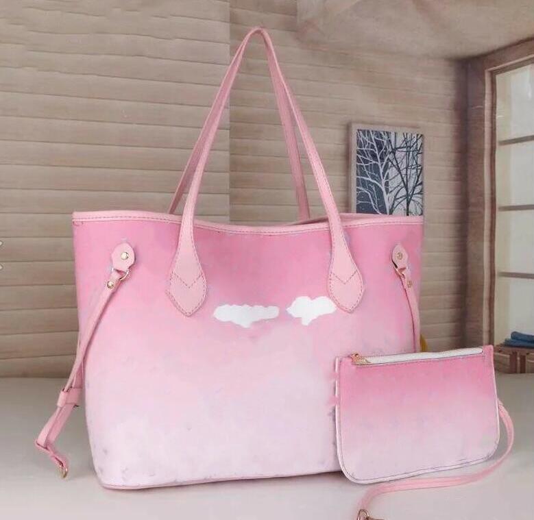 

Hh Classic Designer Tote Bag Fashion Pu Leather Handbags Women High Capacity Composite Monograms Handbag Shoulder Bags Wallets Crossbodybag, Red