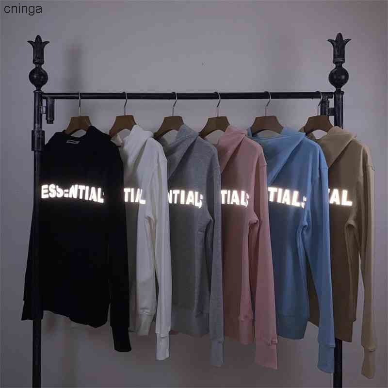 Sweats à capuche Sweats Sweats et Fashion Selure of God Fog Double Line Essentials Lettre de réflexion Pull pour femmes pour hommes