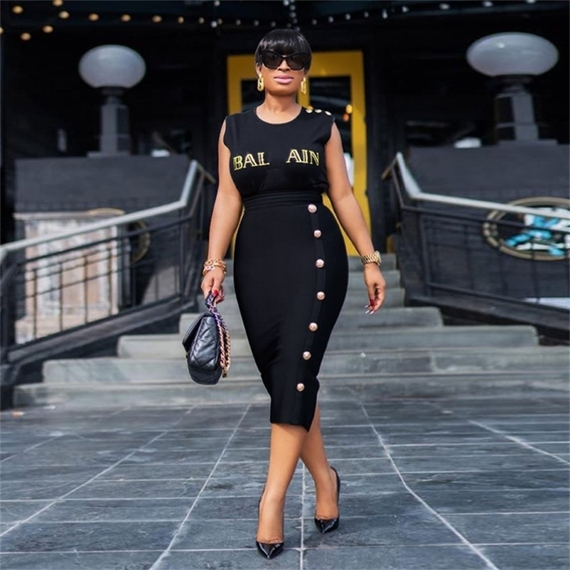 

PING ZHAO Women Dress Letter Sleeveless Bandage Strechy Bodycon Dresses Sexy Night Club Vestidos Summer Outfits 220614, Yellow