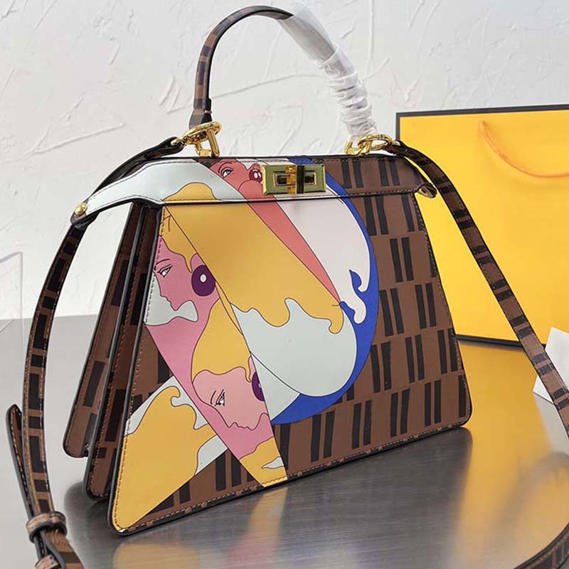 

Fashion Illustrations Sunshine Bag Totes Shoulder Bags Women Crossbody Bags Genuine Leather Handbags Interior Slot Pocket Large Capacity Casual Tote Purses, Gift bag