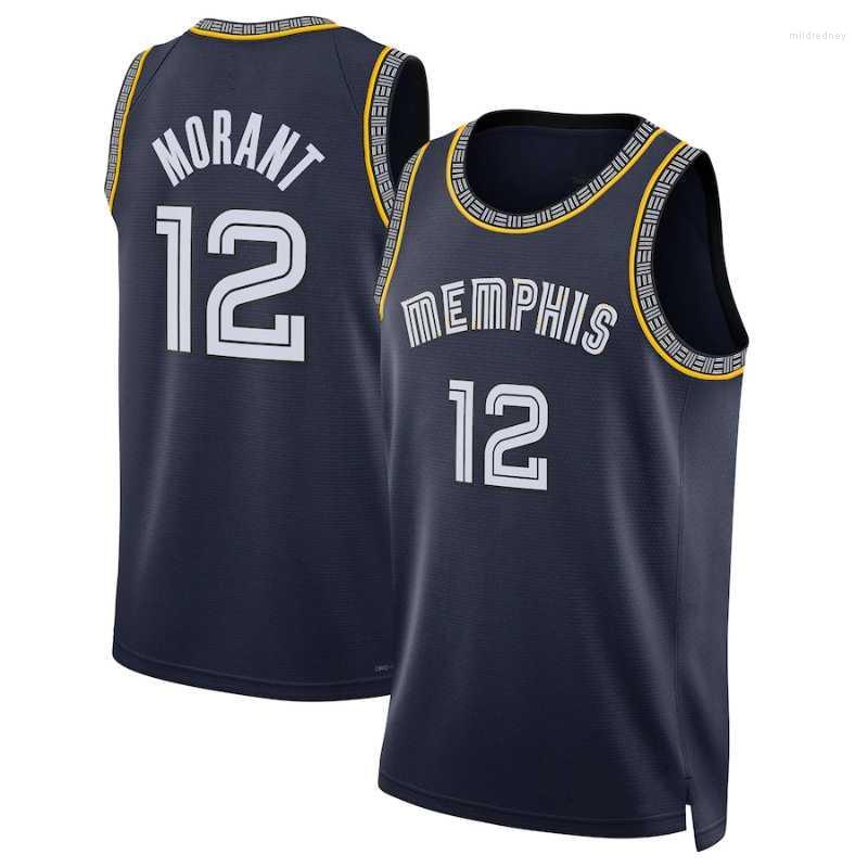 

Men's T-Shirts Men American Basketbal Jersey 2022 Season High Quality Ja Morant #12 Mike Bibby #10 Basketball UniformT-ShirtMen's Mild22