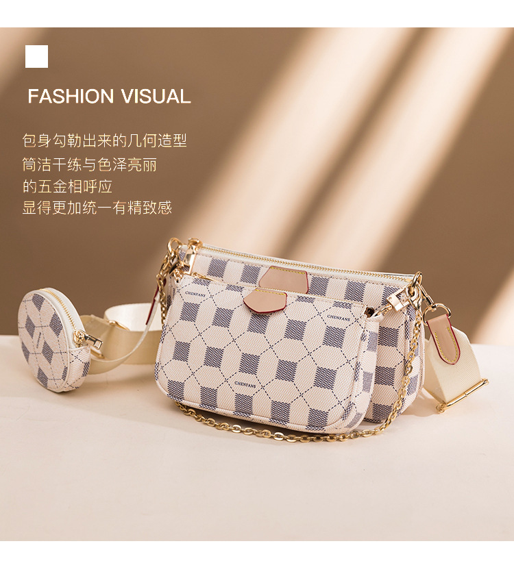 

3 pcs bags favorite multi accessories Women Crossbody Purse Messenger Bags Handbags Flowers Designers Lady Leather Women's bag Totes lvs boots human hair wigs #688, Black