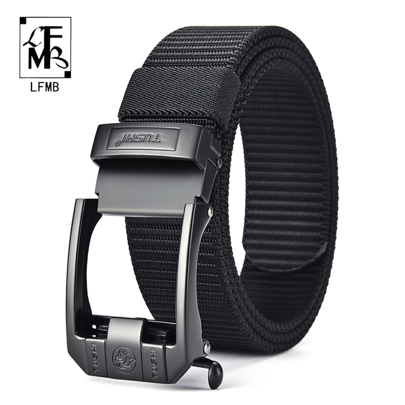 

[LFMB]Tactical Belt Nylon Military Army belt Outdoor Metal Buckle Heavy Duty men's Training Hunting 220317, Black