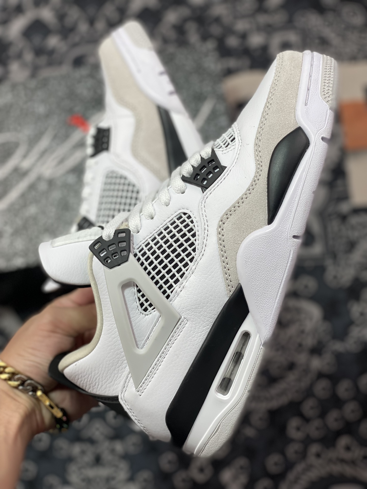 

2022 Authentic 4 Military Black Basketball Shoes 4S Black Canvas Sneakers Canyon Purple Infrared Midnight Navy Zen Maste Retro Men Sports shoes With Box, Customize
