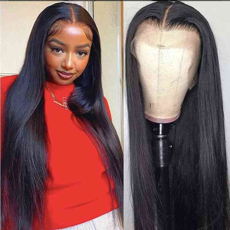

Nxy Hair Wigs Straight Lace Front Wig Brazilian 30 40 Inch Human 4x4 Closure 13x4 13x6 Hd Frontal Pre Plucked for Women 220609, 13x4 front wig