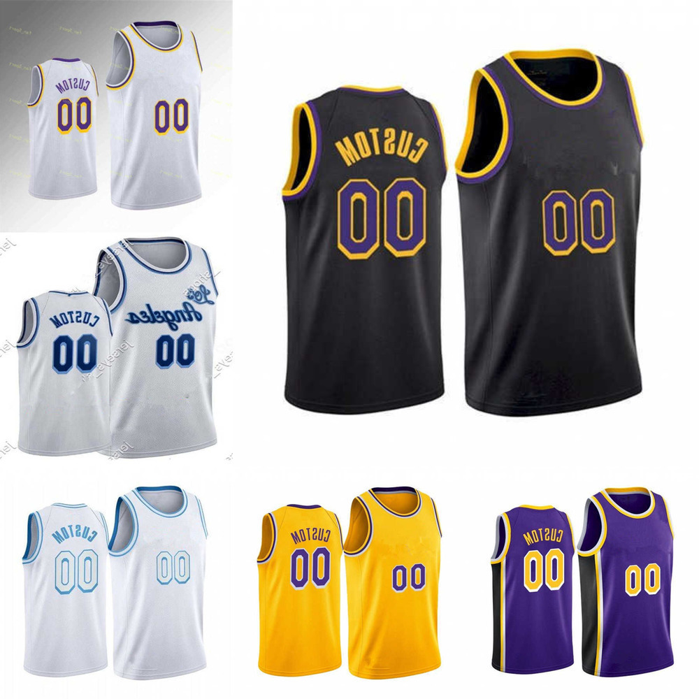 

Basketball Jersey 75th Mens Womens Youth Los Angeles''Lakers''1 Trevor Ariza 4 Rajon Rondo 39 Dwight Howard 10 DeAndre Custom, Color