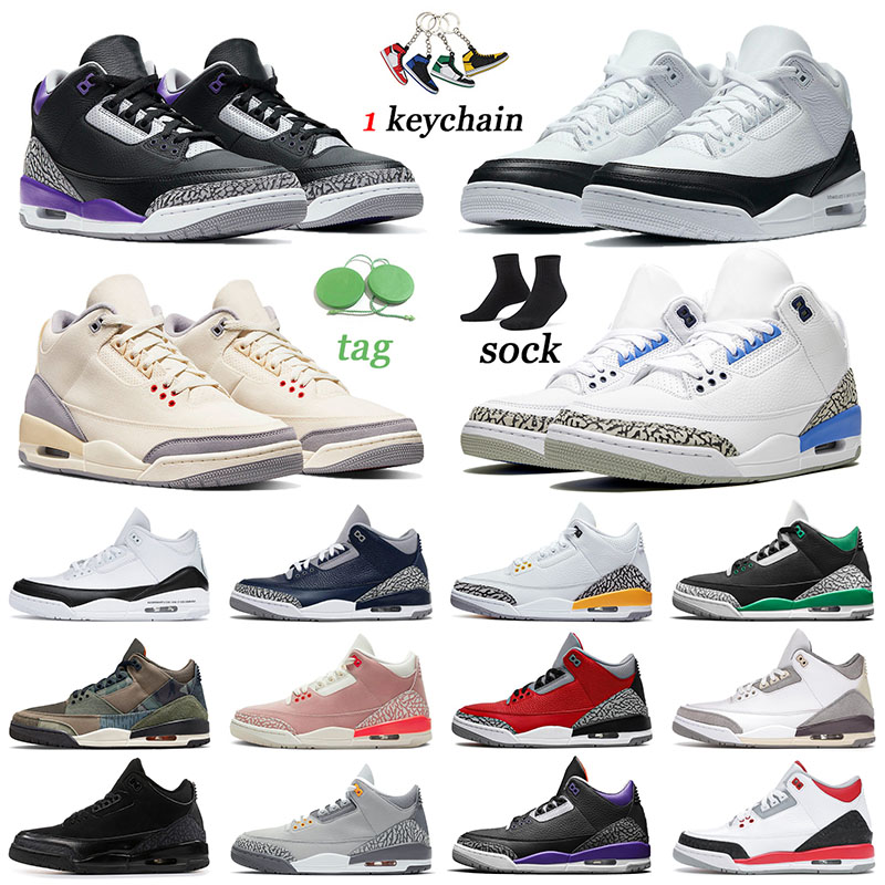 

Fashion Jumpman 3 Men Women Basketball Shoes US 13 Trainers Sports Designer 3s Sneakers Muslin Cardinal Red Cool Grey Court Purple Fragment UNC Pine Green Black Cat, 40-47 cyber monday