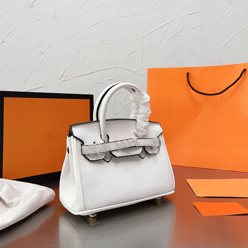 

Birkin clutch designer tote bag pochette womens walle shopping bag fashion bags tartsy temperament woman hardware cowhide genuine real leather original wholesale, Lavender