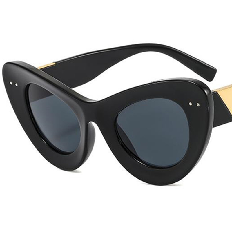 

Fashion Sunglasses Retro Cat Eye Sun Glasses Unisex Spectacles Oversize Frame Eyeglasses Anti-Blue Light Ornamental A++