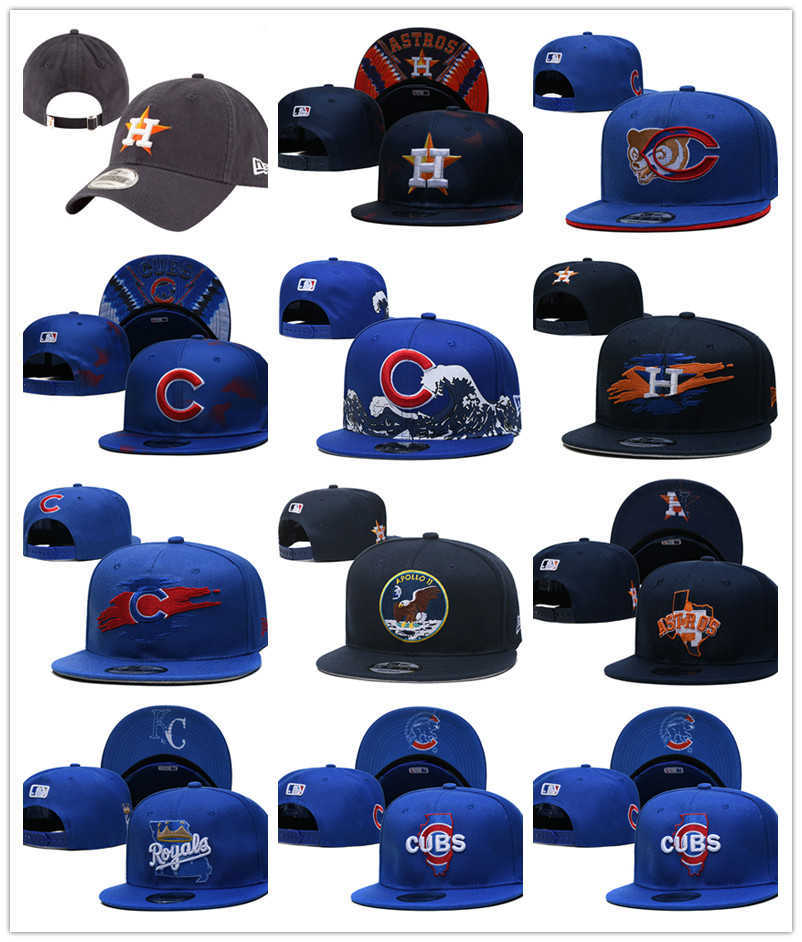

Snapbacks Houston''Astros Sports Caps Chicago''Cubs hats Kansas''City''Royals Baseball Cap Adjustable Fit Hat