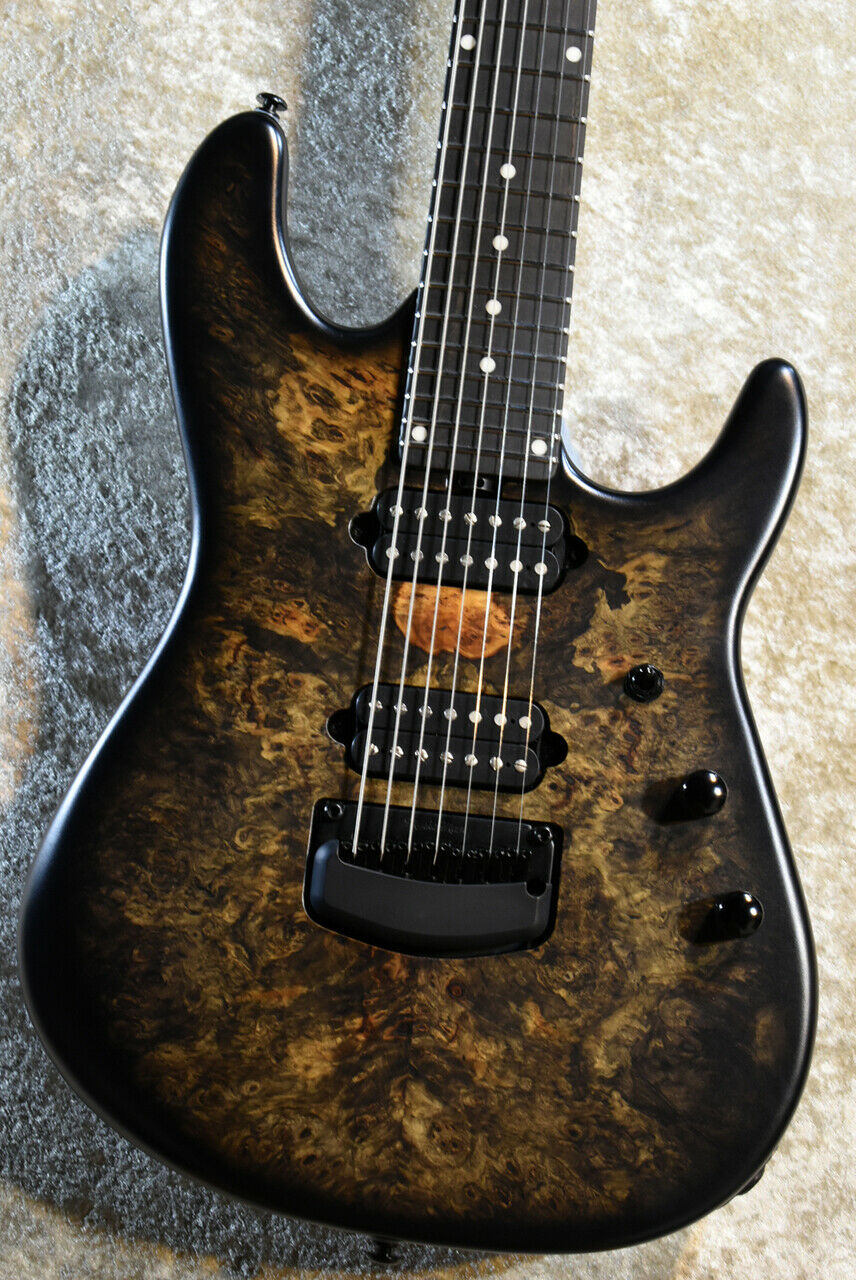 MUSIC MAN Jason Richardson 7 String Cutlass Buckeye Burl Electric Guitar-image-759905770