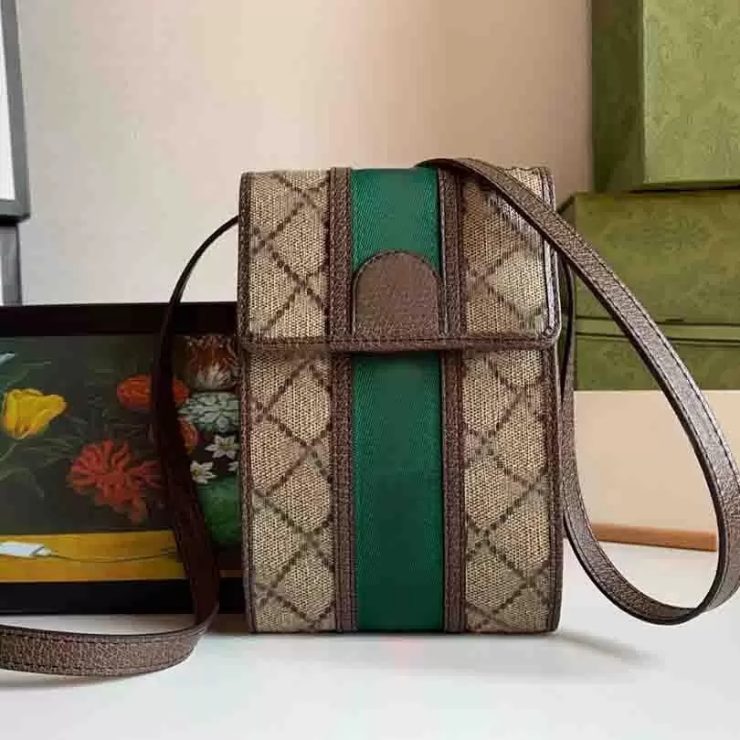 

Top quality phone bag retro mini handbag high square box mobile bags