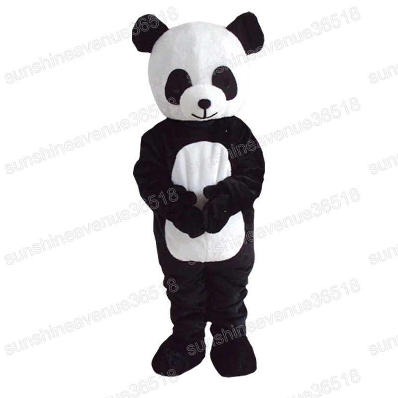 Halloween Panda Mascot Costume Cartoon Theme Character Carnival Festival Fancy dress Christmas Adults Size Birthday Party Outdoor Outfit Suit