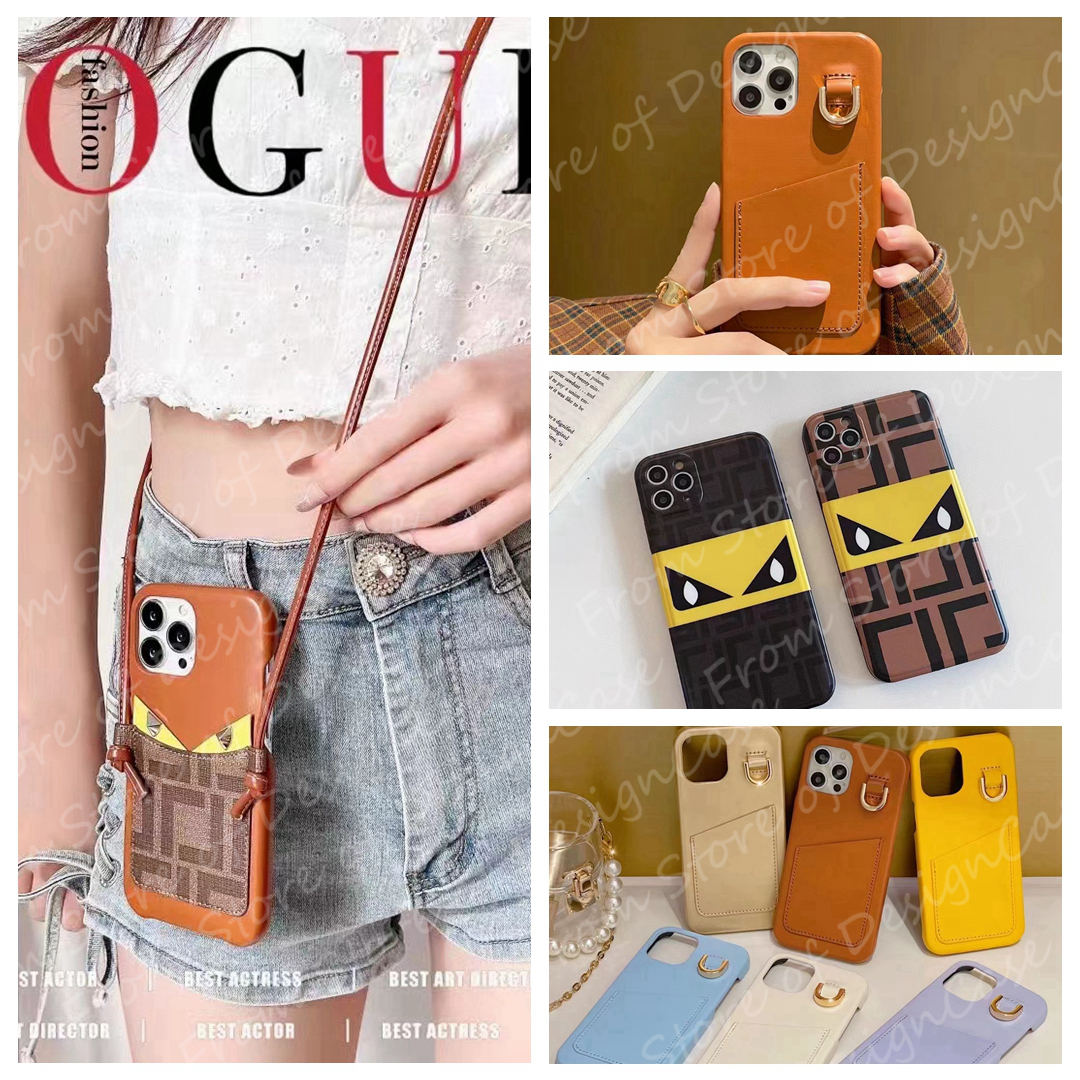 

Beautiful Retro Official Brand F Designer Phone Cases for iphone 14 13 12 11 Pro Max 14pro 13pro 12pro 11Pro X Xs Xr 7 8 Plus Leather Crossbody Handbags Case with Logo Box, #1