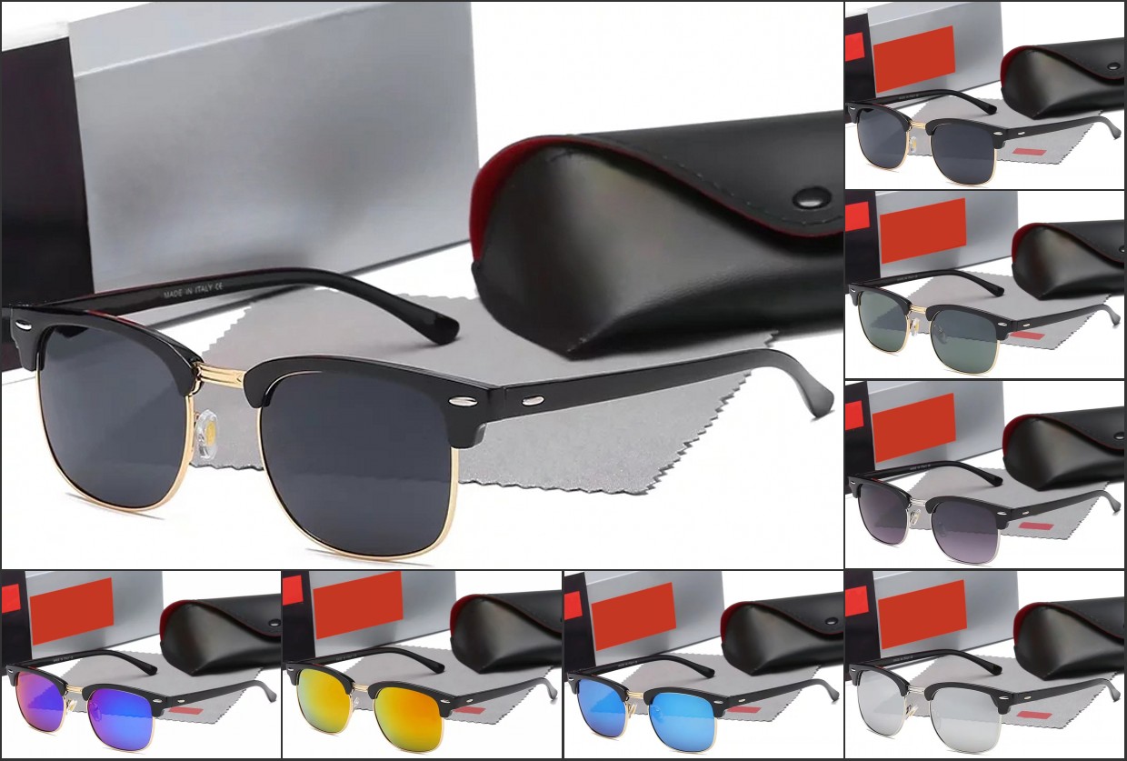 

Luxurys Designer Polarized Sunglasses Men bens raybans Women Pilot Sunglasses UV400 Eyewear sun Glasses Frame Polaroid Lens With box and case R3016