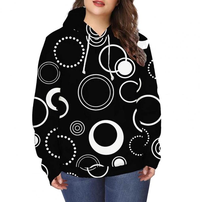 

Women's Hoodies & Sweatshirts Hooded Top Geometric Print Floral Sweatshirt Women Hoodie StylishWomen's, Purple