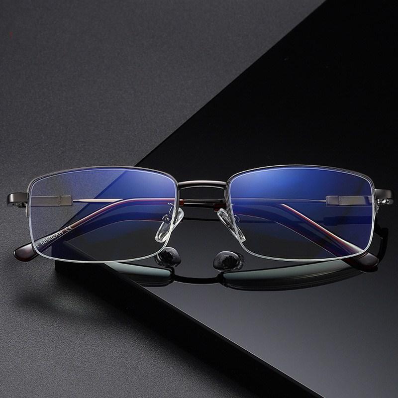 

Sunglasses Men's And Women's Reading Glasses High-quality Half-frame Diopter Anti-blue Light Male Presbyopia 1.0 1.5 2.0 2.5 3.0 4Su