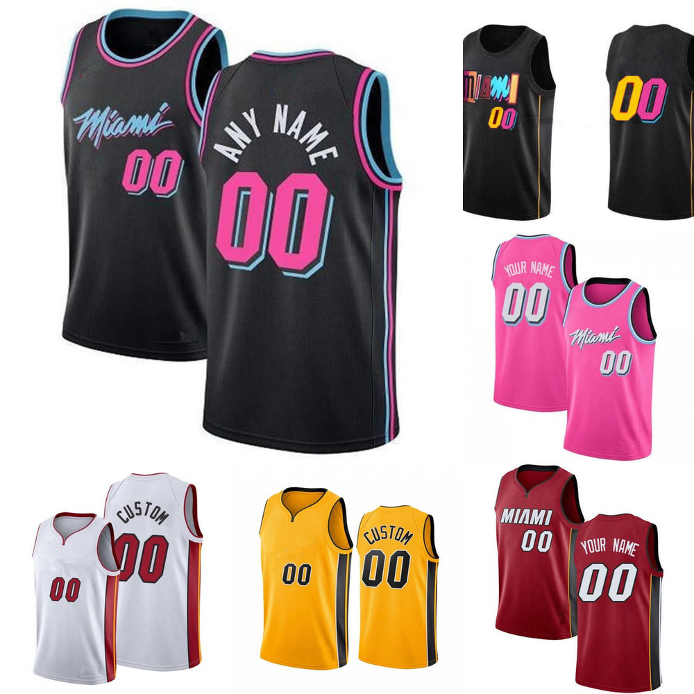 

75th Custom Mens Womens youth Miami''Heat''Kyle 7 Lowry Jimmy 22 Butler 4 Victor Oladipo 13 Bam Adebayo Basketball Jerseys, Beige