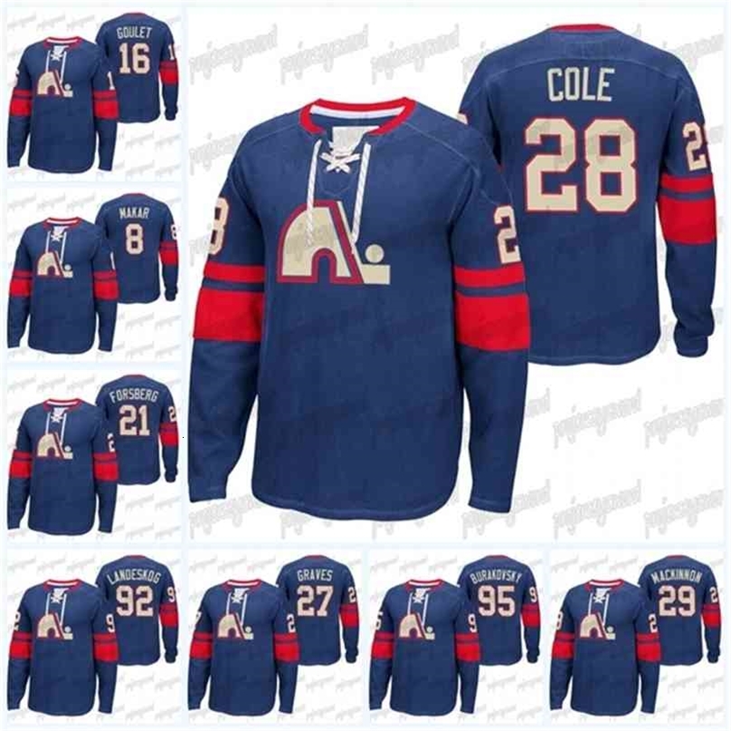 

Ttl123 Blue Hoodie Ian Cole Gabriel Landeskog Nathan Mackinnon Arik Johnson Cale Makar Michel Goulet Ryan Graves Peter Forsberg Nazem, 92 gabriel landeskog
