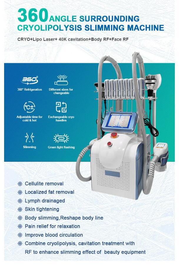 La meilleure machine de cryolipolyse congelant les graisses 360 cryocriolipolise abodomen amincissant l'équipement de congélation des graisses an