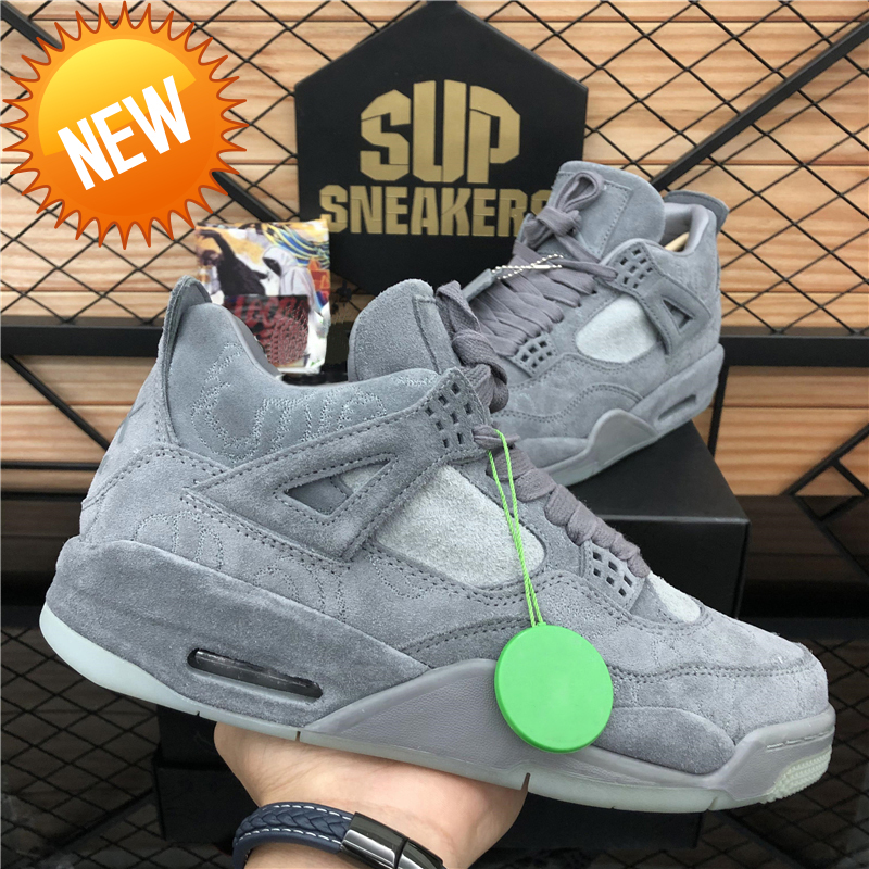 

Top Quality Men Women 4s Basketball Shoes Black Cat Cactus Jack Universitys Blue Union Oreo 4 Sneakers Tech White Cement Sail Kaws Luxury, Color 4