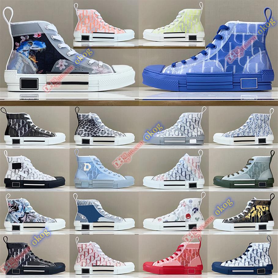 

Luxury Designer Boots Canvas Man Women Casual shoes Fashion B23 High-top Low-top Lace Up White Grey Mens Oblique Technology Traine211q, I need look other product