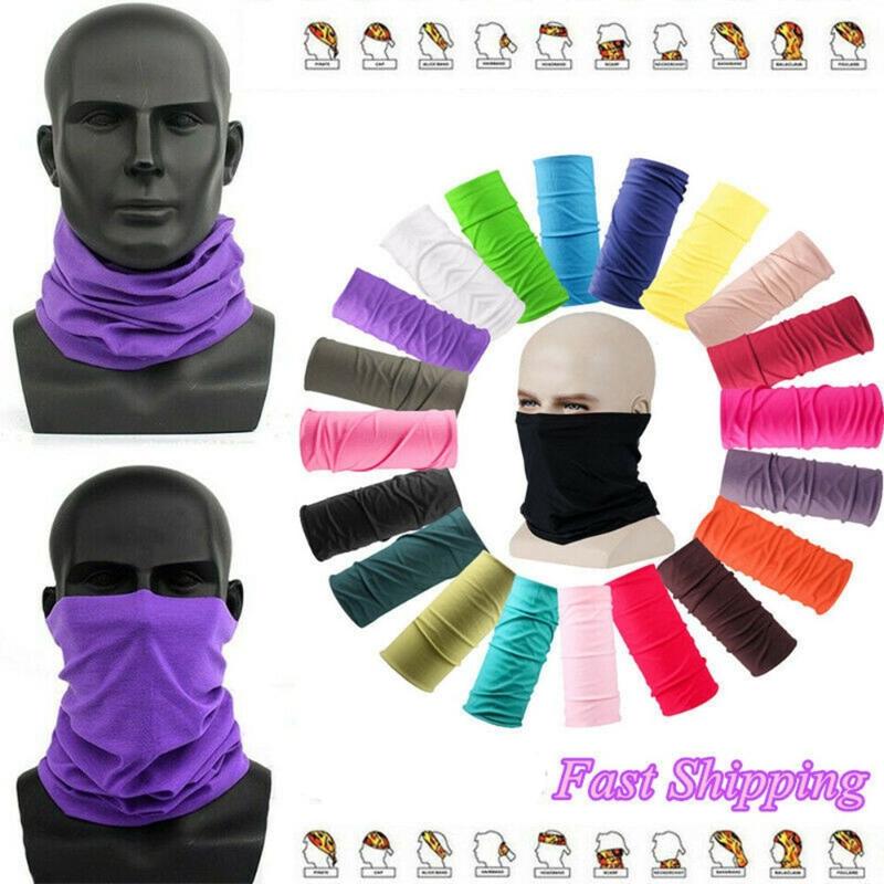 

Bandanas 1/2/3/4Pcs Multifunctional Magic Head Tube Scarf Cycling Bandana Scarves Neck Gaiter Snood Outdoor Fishing Windproof Headband